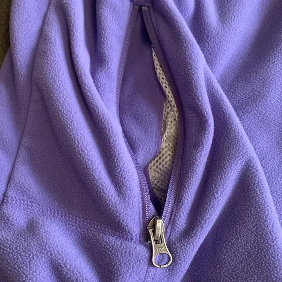 L.L. Bean Polartec purple jacket. Size large - Picture 6 of 12